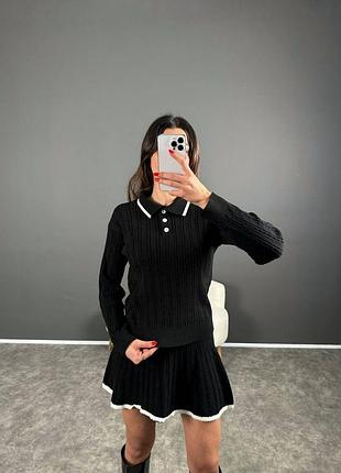 Костюм с юбочкой