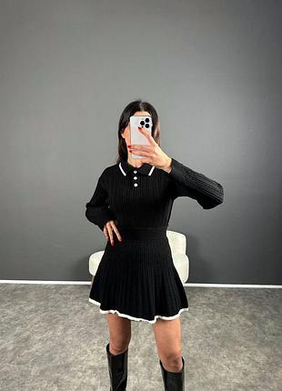 Костюм с юбочкой