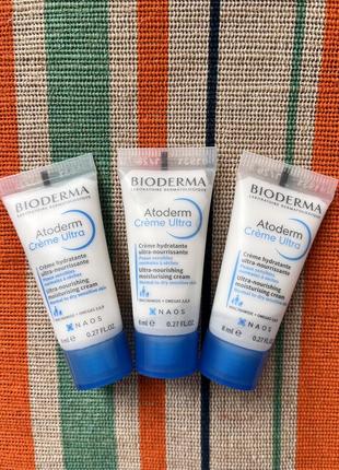 Bioderma atoderm creme ultra - крем для сухой атопической кожи лица и тела, франция 🇫🇷