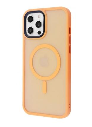 Чохол wave matte insane case with magsafe iphone 12 pro max orange