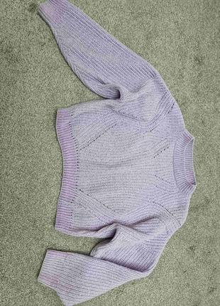 Стильный мягкий коротенький свитер свитшот h&m 134-140 см
