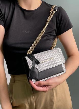 Жіноча сумка в стилі mk sunset mini white люкс якість4 фото