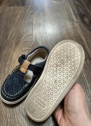 Туфельки/мокасины для девочки clarks3 фото