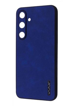 Чохол wave leather case samsung galaxy s24 plus blue