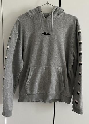 Серая толстовка fila