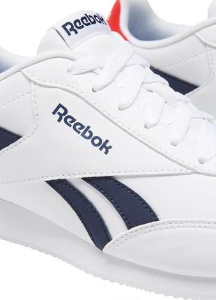 Белые мужские кроссовки reebok royal cl jogger 2l 41-42 размер5 фото