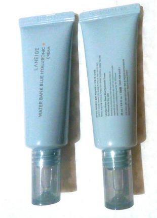 Laneige water bank blue hyaluronic cream 25мл увлажняющий крем для лица сухая нормальная кожа