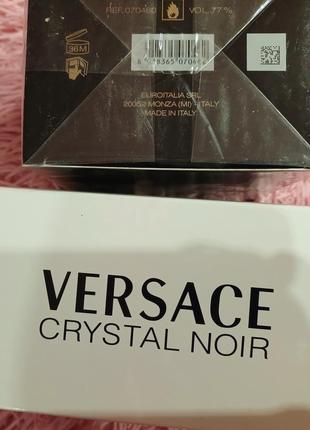 Женская парфюмированная вода versace crystal noir тестер3 фото