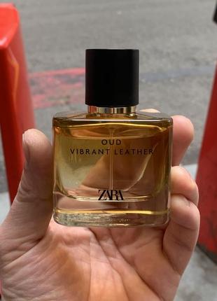 Духи мужские zara vibrant leather oud 60 ml , новые с набора