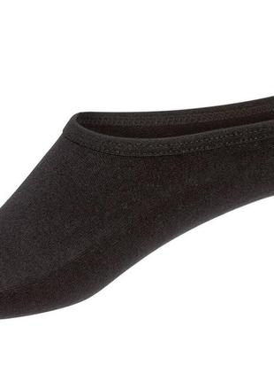 2 пары! набор! хлопковые носки следы подследники esmara германия с силиконовыми полосками сзади, органический хлопок.1 фото