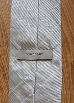 Стильный шелковый галстук блестательный burberry london2 фото