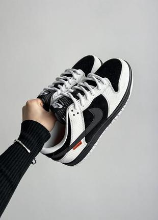 Nike sb x tightbooth dunk low pro black white