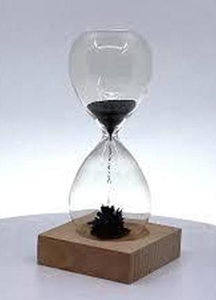 Магнітний пісочний годинник «фантазія» 13х5 см, декоративний магнітний пісочний годинник1 фото