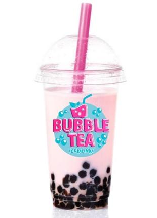 Стаканчики бульбашковий чай, чашка з опуклою кришкою 400/500 мл popping boba — 400 шт. айс калінка