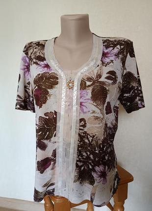 Женская блуза на короткий рукав gerry weber/ футболка