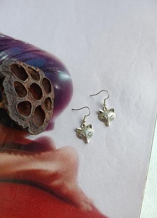 Серьги лисички