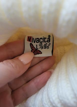 Дуже теплий подовжений в'язаний светр vivacita турція гольф6 фото