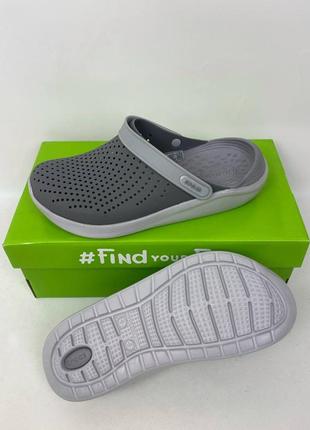 Literide grey crocs, крокси