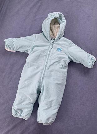 Комбинезон демисезонный на флисе impidimpi для девочки