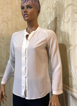 Нежная, нарядная блуза - 100% шелк, massimo dutti, размер 38/m