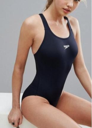 Фирменный слитный спортивный купальник для бассейна и пляжа speedo оригинал3 фото