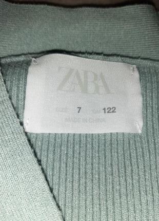 Кардиган пуловер джемпер 122 128 в'язаний кардиган укорочений трикотажний кардиган на гудзиках3 фото