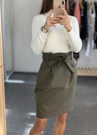 H&amp;m юбка из эластичного твила 3