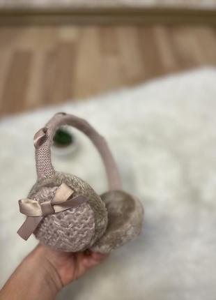 Навушники зимові хутряні на дівчинку