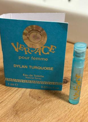 Versace dylan turquoise pour femme - туалетная вода (пробник)