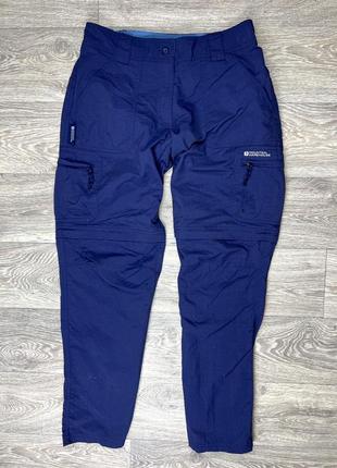 Mountain warehouse штаны брюки l размер трекинговые синие оригинал