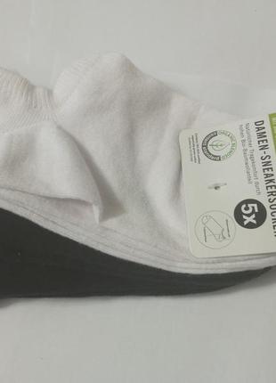 5 пар! набор!
носки esmara германия  с силиконовыми полосками сзади, био хлопок размер: 39/422 фото