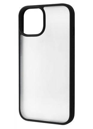 Чохол memumi light armor series case (tpu+pc) iphone 14 plus/15 plus black