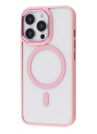 Чохол wave ardor case with magnetic ring iphone 13 pro pink sand