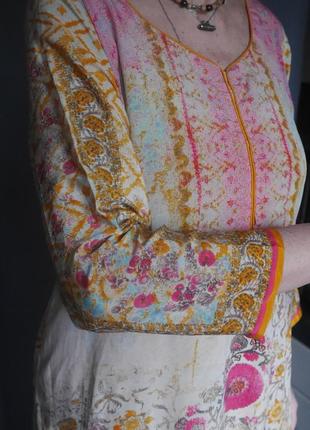 Индийский восточный костюм, пентджаби, туника, сари.