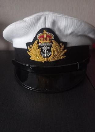 Старая офицерская фуражка royal navy королевство морской флот1 фото