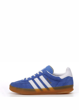 Adidas gazelle indoor blue bird  cloud white.