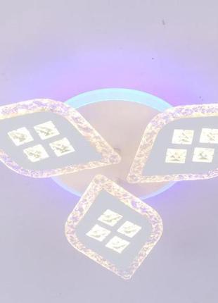 Люстра светодиодная акриловая valeso v k39931-3 1 wt с пультом