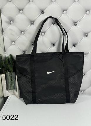 Жіноча стильна та якісна сумка шоппер чорний текстиль