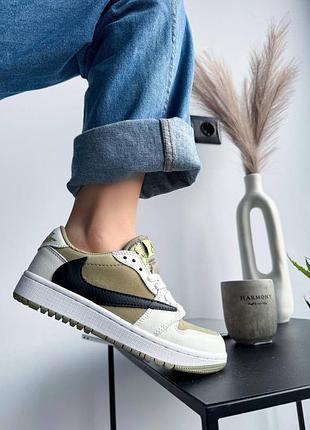 Jordan 1 low travis scott golf ❤️36рр-45рр❤️ кроссовки женские найк джордан, кроссовки женккие джордан