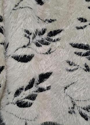 Вкорочений пухнастий светр кофта джемпер4 фото