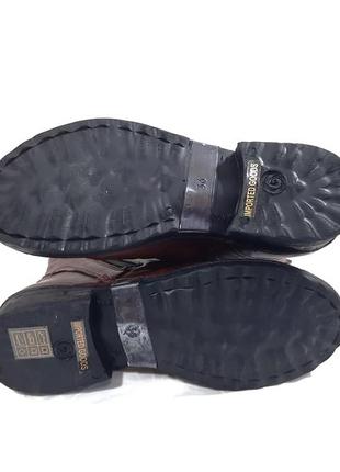 Кожаные шикарные фирменные ботинки от "khrio", р 368 фото