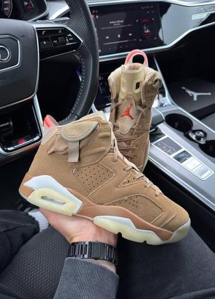 Nike air jordan retro 6 sand orange