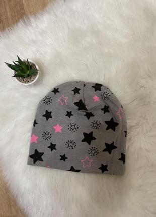 Шапка на дівчинку 7-10 років,легенька