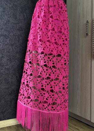 Костюм двойка в модных цветах.жакет и кружевная юбка на подкладе9 фото