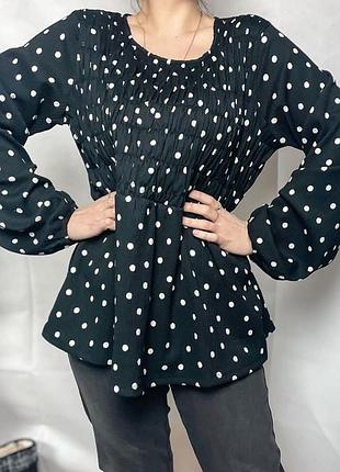 Блуза в горох