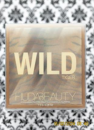Палетка теней huda beauty wild tiger obsessions eyeshadow palette тени для век2 фото