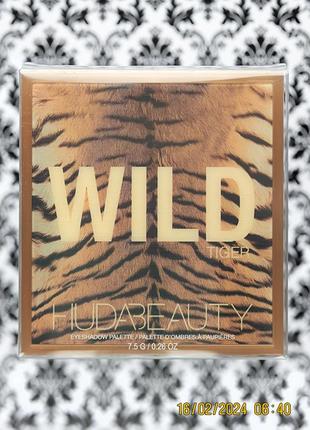 Палетка теней huda beauty wild tiger obsessions eyeshadow palette тени для век