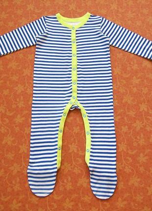 12-18 месяца хлопковый человечек george, б/у.