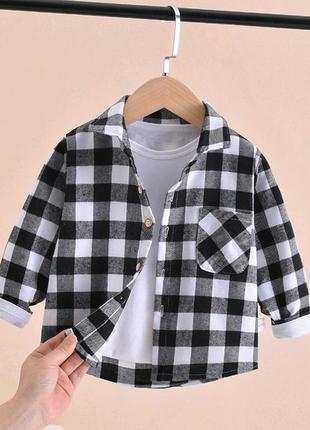 Крута байкова сорочка для хлопчика