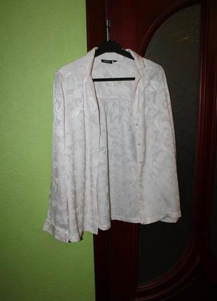 Нарядная сатиновая вискозная блузка, блуза, наш 46 размер от kappahl6 фото